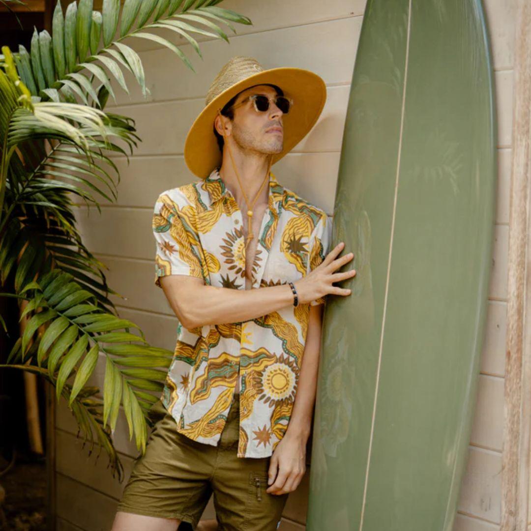 Hemlock Solid Honey Signature Lifeguard Straw Hat